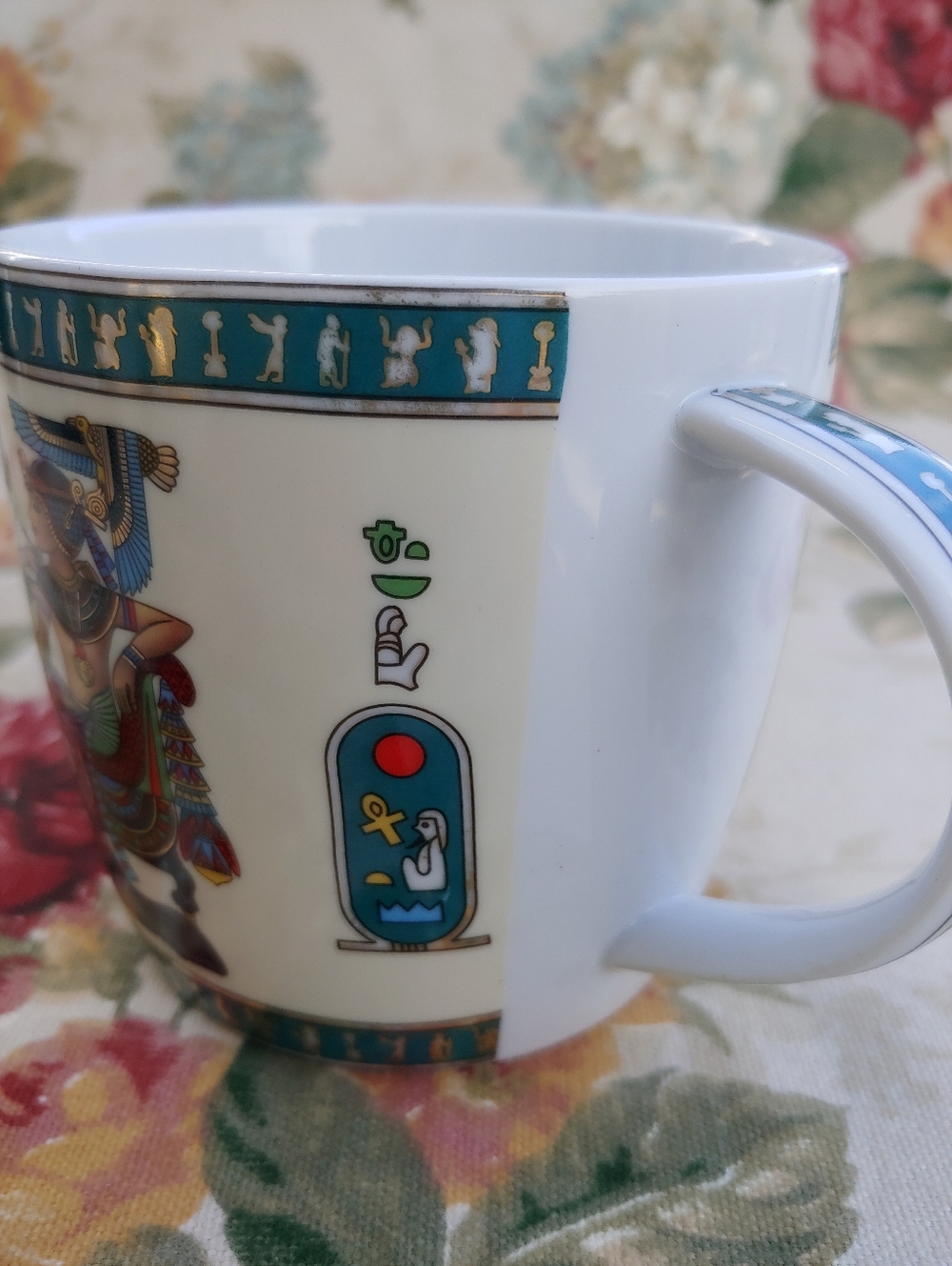 Fathi Mahmoud Vintage Limoges Sculpture Egyptian Art Porcelain Mug - Picture 14 of 17